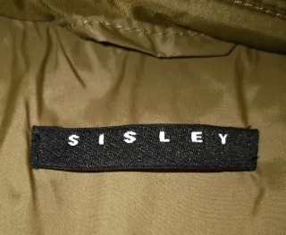 Giacca Piumino Sisley Tg. 40 Verde Oliva