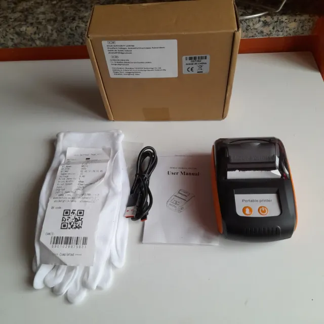 Stampante Termica Portatile Bluetooth USB MP210