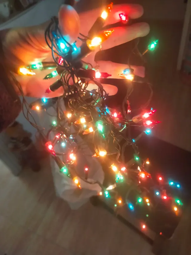 Adorno Navideño Casa Nieve Santa Claus