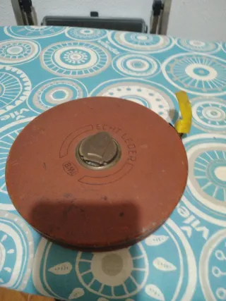 Cinta métrica de cuero