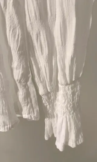 Camisa blanca volantes