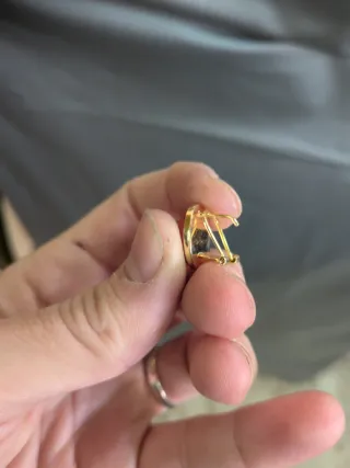 Pendientes Coral Natural Oro 18k