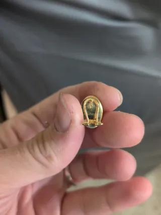 Pendientes Coral Natural Oro 18k