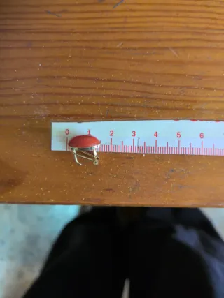 Pendientes Coral Natural Oro 18k