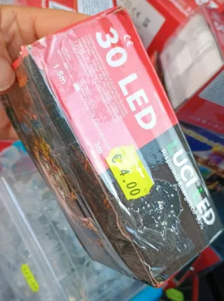 Catena Luci LED 180 Luce Verde Interno/Esterno