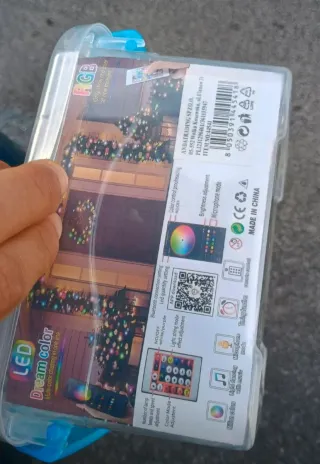 Catena Luci LED 180 Luce Verde Interno/Esterno