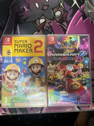 Pack 2 Juegos Nintendo Switch: Mario Kart 8 Deluxe