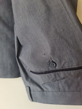 Fato Zara Slim Fit Cinza Blazer 54 Calça 42