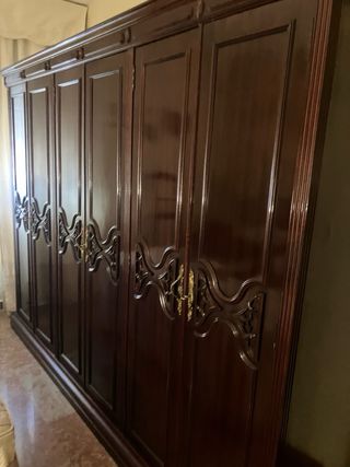 Armario de 6 cuerpos de madera
