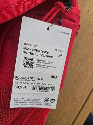 Mochila RCD Mallorca 30L Nike