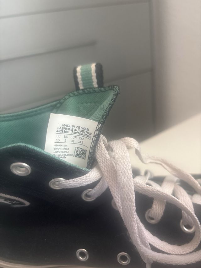 Zapatillas Converse Altas Negras