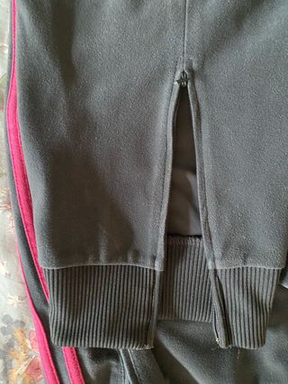 Pantalón Adidas Mujer Talla M Gris y Rosa