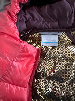 Chaqueta Columbia Mujer Roja Talla L