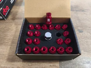 Tuercas Rueda M12x1.25 Rojas (Set 20)