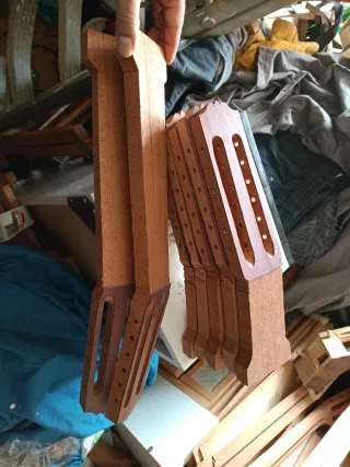 Mangos Laúd y Bandurria Madera