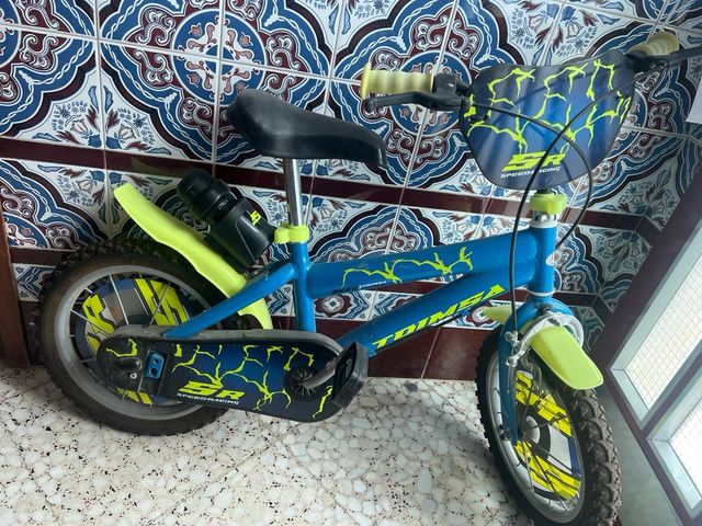 Bicicleta infantil 4-6 años con ruedines