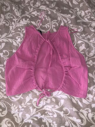 Camiseta Zara Rosa Talla S