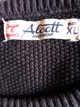 Maglia uomo manica lunga nera