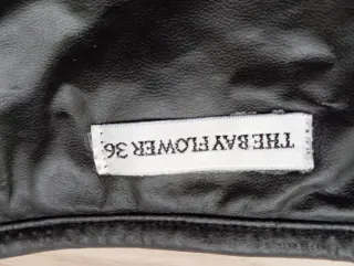 Chaqueta corta negra mujer Talla S