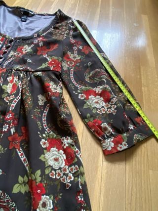 Vestido H&M estampado floral. Talla 40