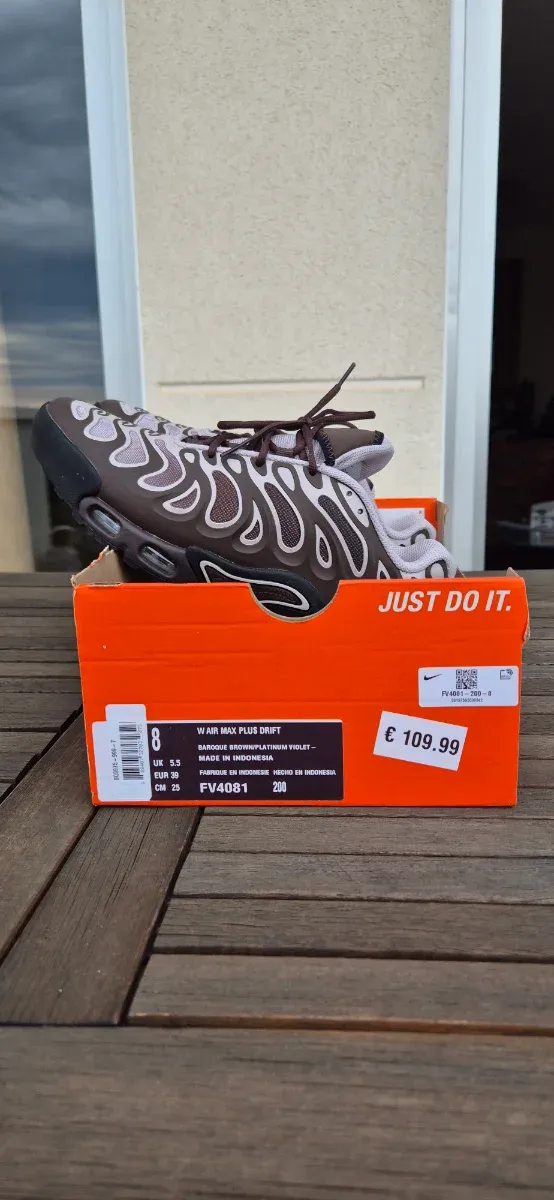 Nike Air Max Plus Drift Mujer Marrón/Blanco