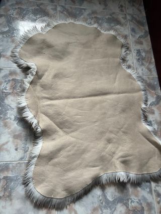 Tappeto in pelo sintetico Corderito Beige/Marrone