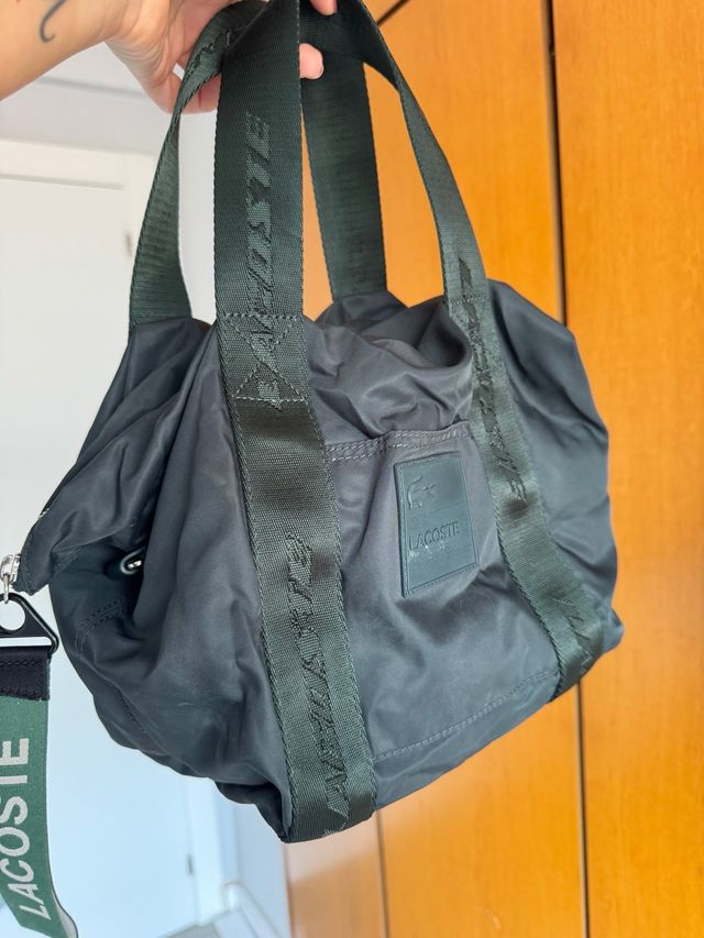 Bolso Lacoste Verde Oscuro Mujer