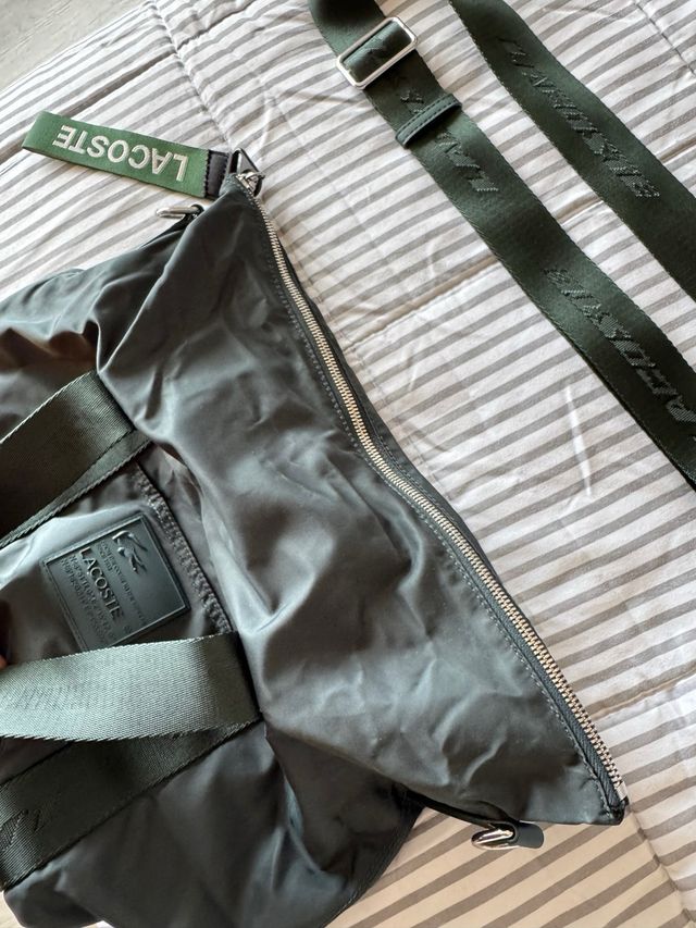 Bolso Lacoste Verde Oscuro Mujer