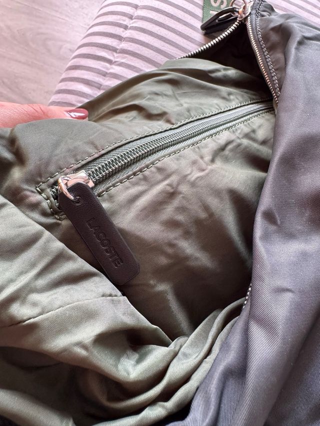 Bolso Lacoste Verde Oscuro Mujer