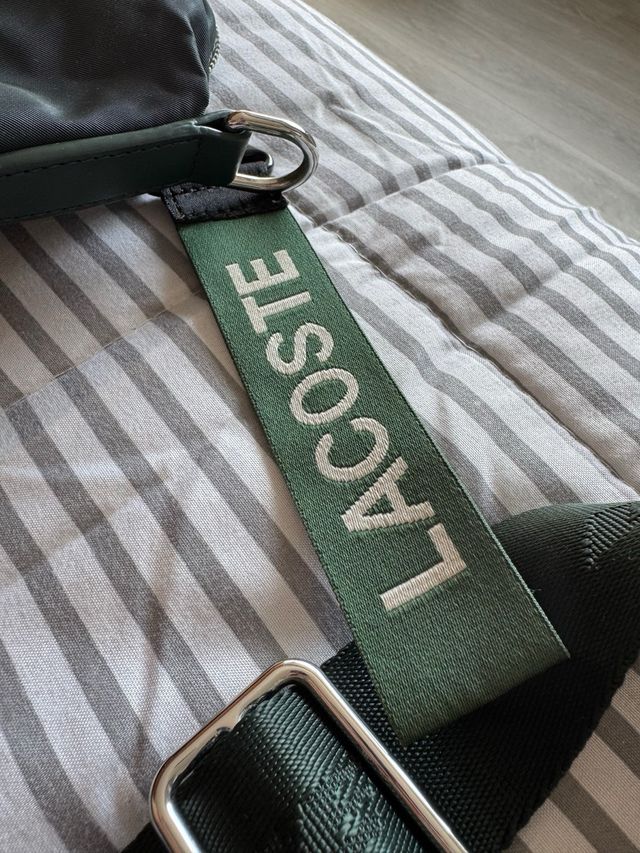 Bolso Lacoste Verde Oscuro Mujer