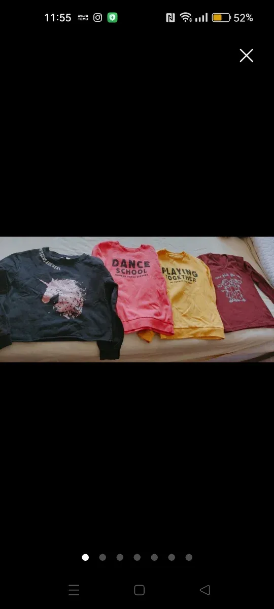 Lote 4 sudaderas y 2 jerseys Talla 10