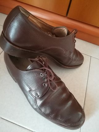 Scarpe uomo classiche stringate marroni