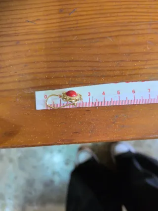 Pendientes Flor Oro 18K Coral Natural