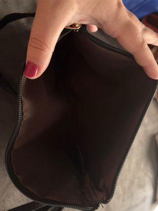 Bolso de mano estampado multicolor