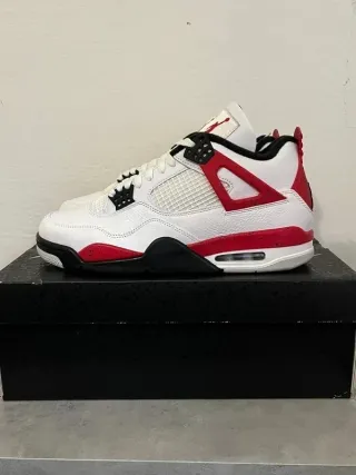 Nike Air Jordan 4 Retro Red Cement Taglia 44