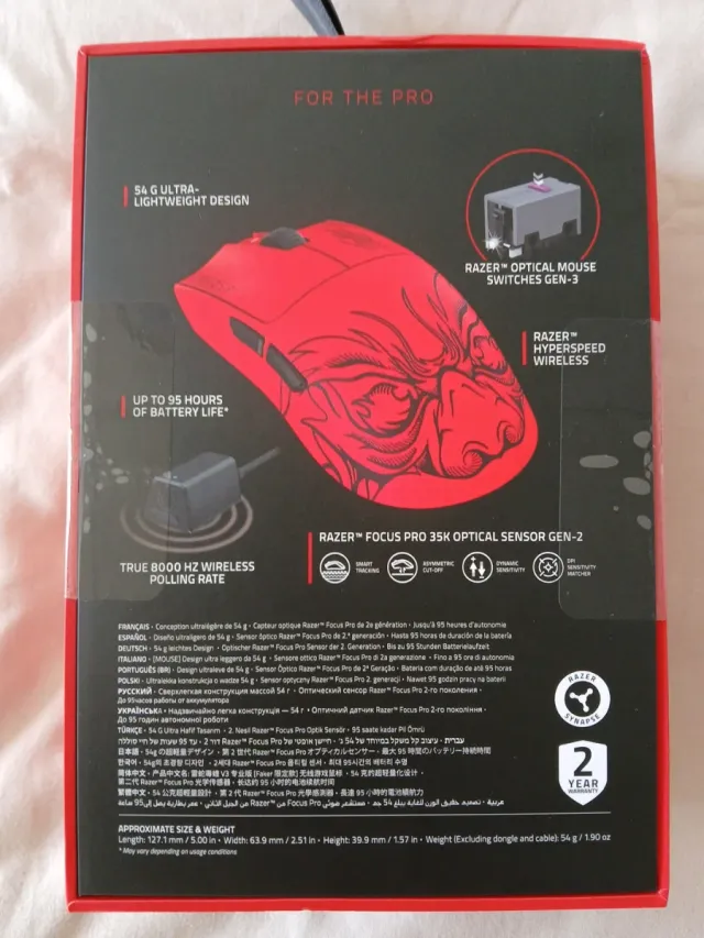 Rato Razer Viper V3 Pro Faker Edição