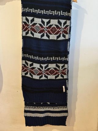 Bufanda tejida multicolor 35x180cm