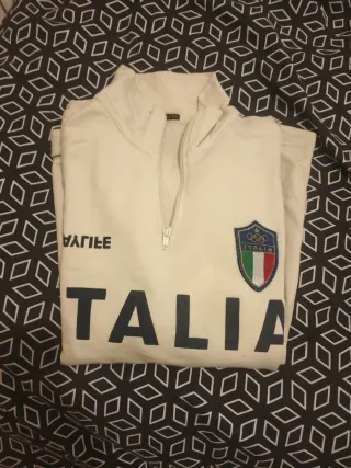 Felpa uomo Italia zip vintage
