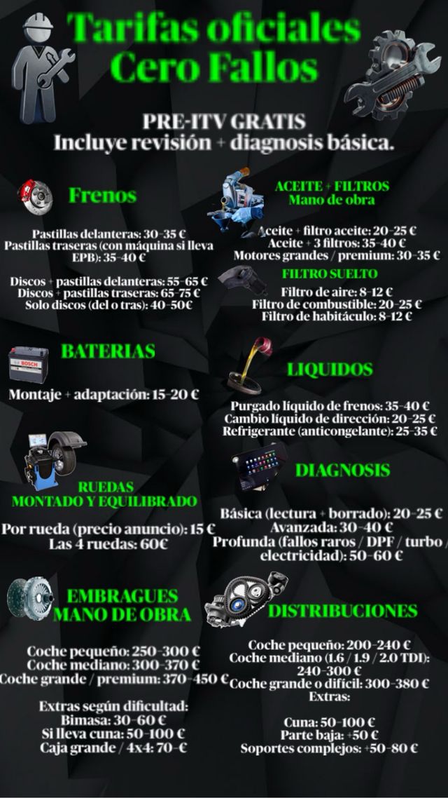 Mecanico en general honesto y económico