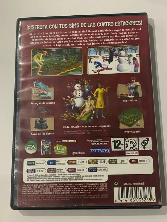 Los Sims 2: Las Cuatro Estaciones DVD para PC