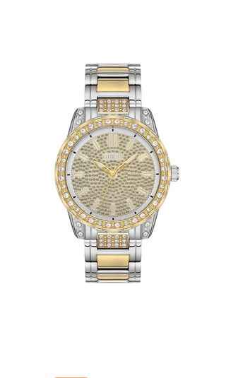 Reloj Guess Original U1337L4 Dorado y Plateado