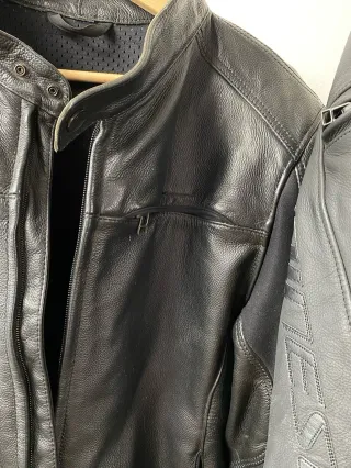 Chaqueta Dainese Negra Moto Piel