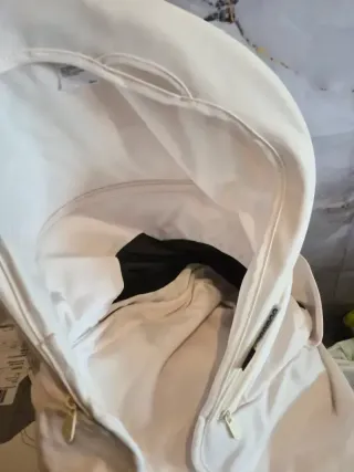 Conjunto Fresch White bugaboo capota,saco cam/fox