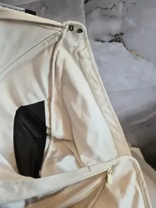 Conjunto Fresch White bugaboo capota,saco cam/fox