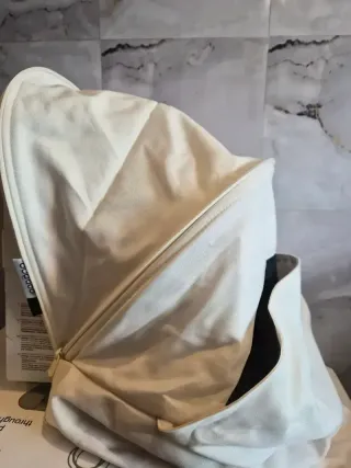 Conjunto Fresch White bugaboo capota,saco cam/fox