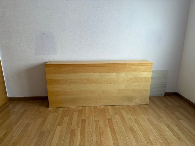 Cabecero de madera natural