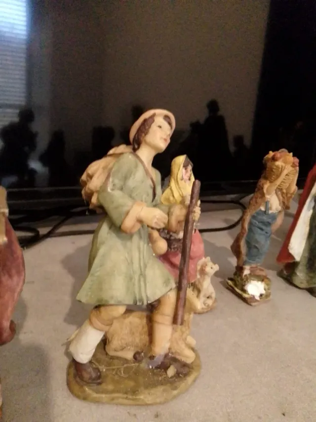 Presepe 8 pezzi grandi di qualità!