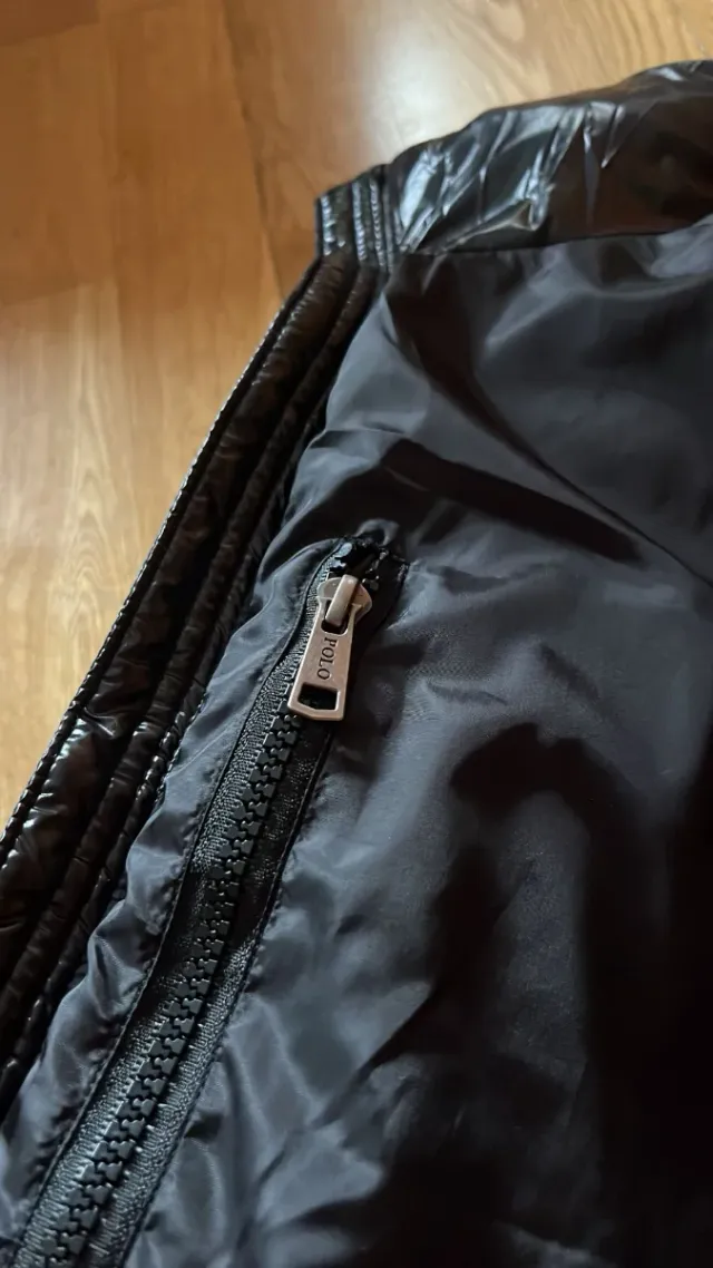 Abrigo Negro Polo Ralph Lauren