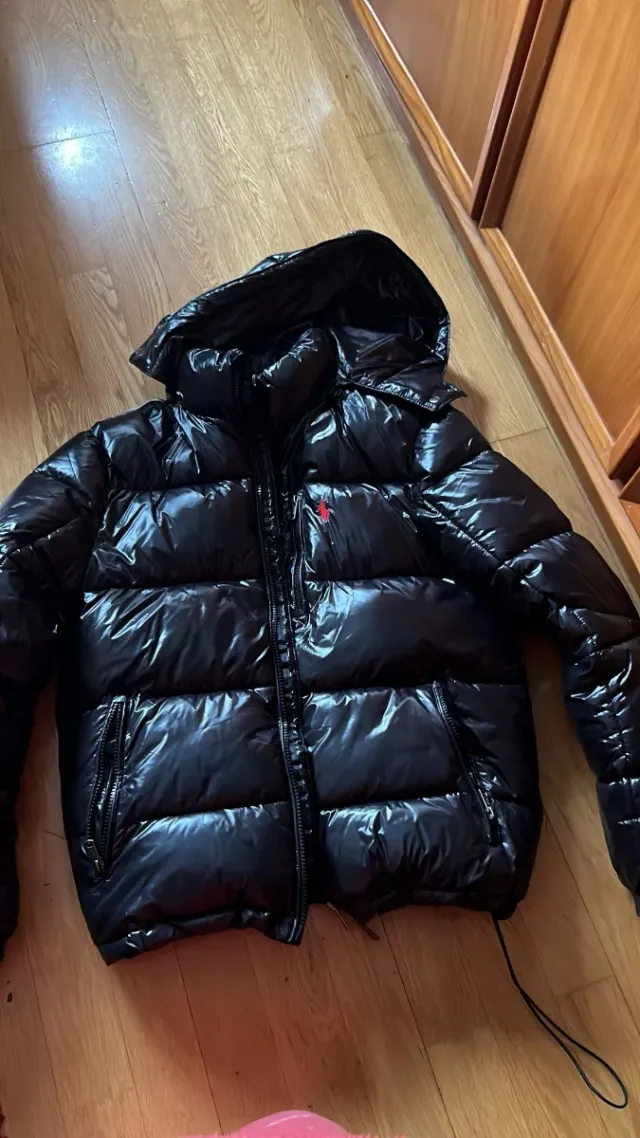 Abrigo Negro Polo Ralph Lauren