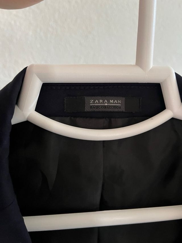 Blazer Zara Man Azul Marino